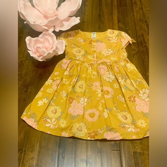 ✨EUC OshKosh💗Toddler Floral Print Dress Size 4T - Picture 2 of 6